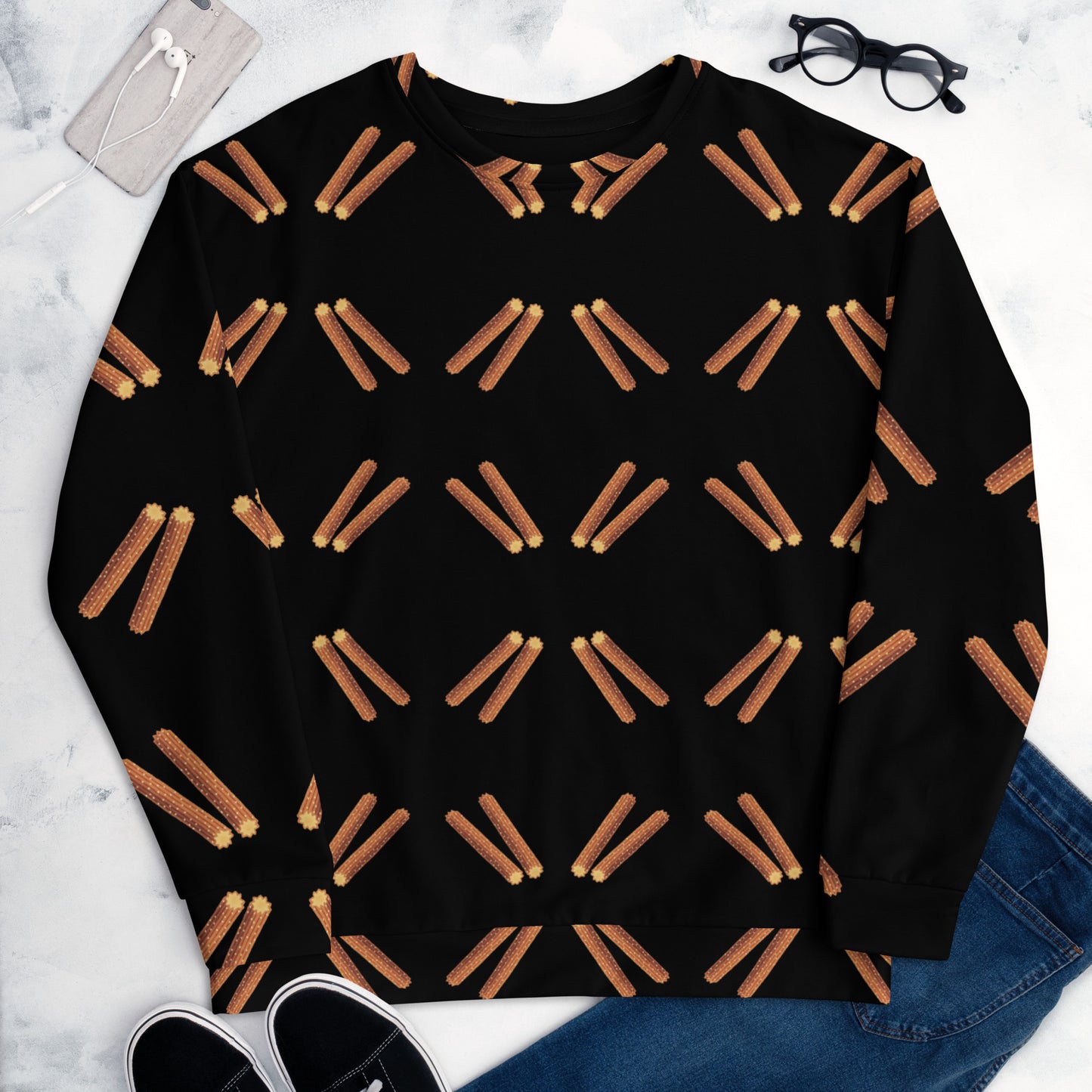 Mas Churros Unisex Sweatshirt