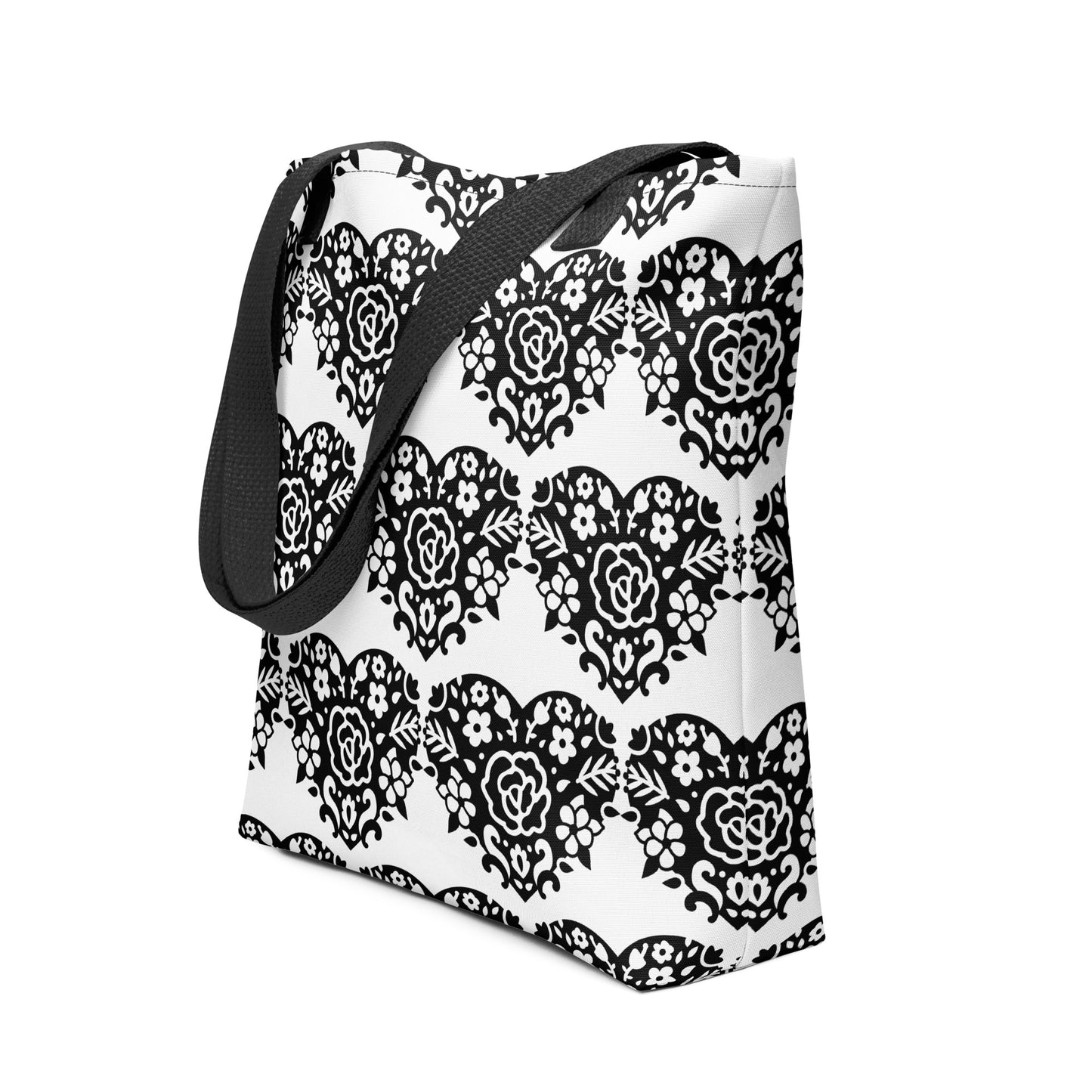 Corazones y Flores Tote bag