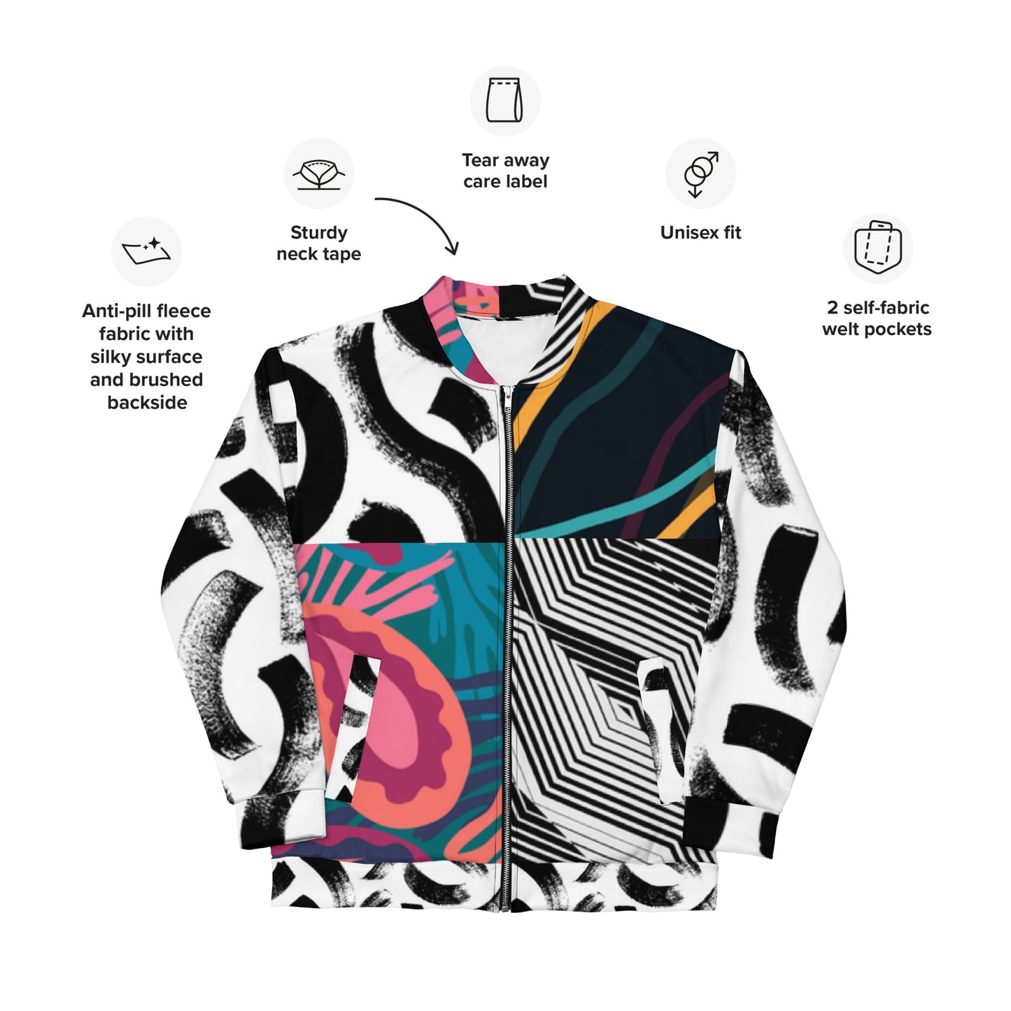 Unisex Bomber Jacket