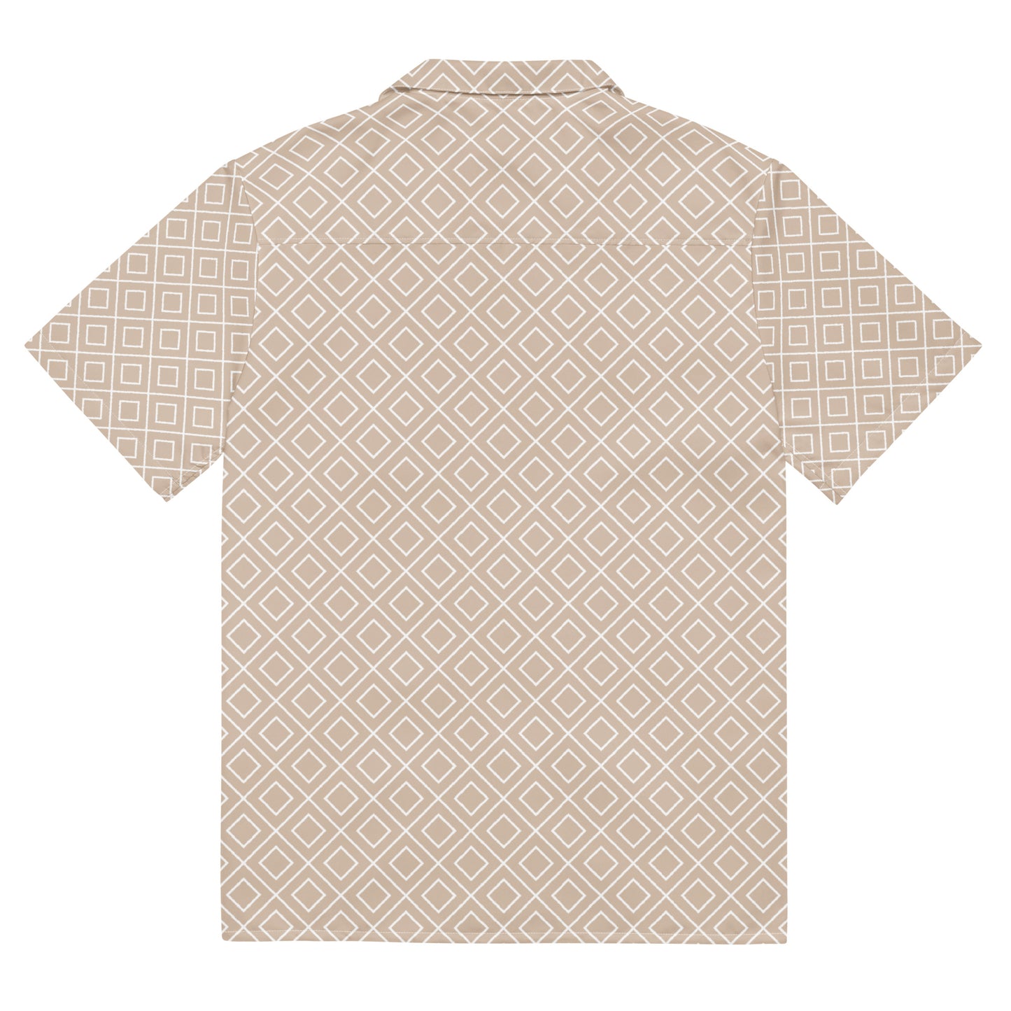 Grown and Sexy Geo Latte - Unisex button shirt