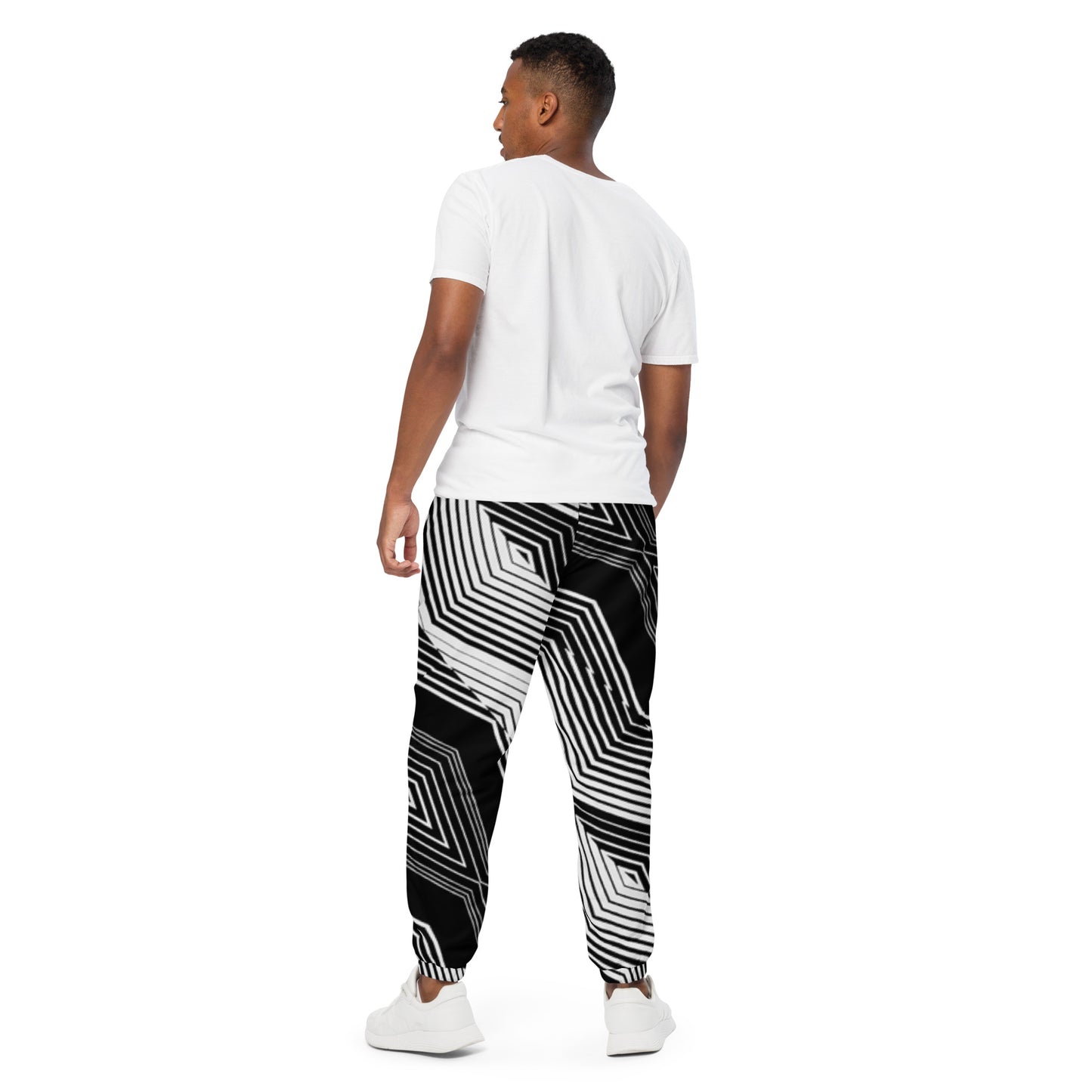 Geometric Unisex track pants - previously $59.95