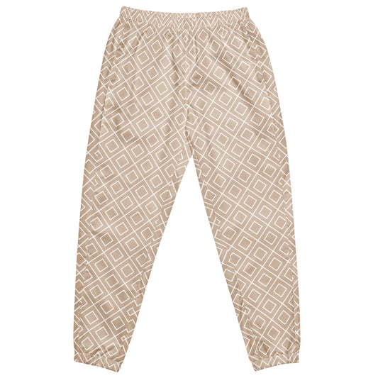 Grown and Sexy Geo Latte - Unisex track pants