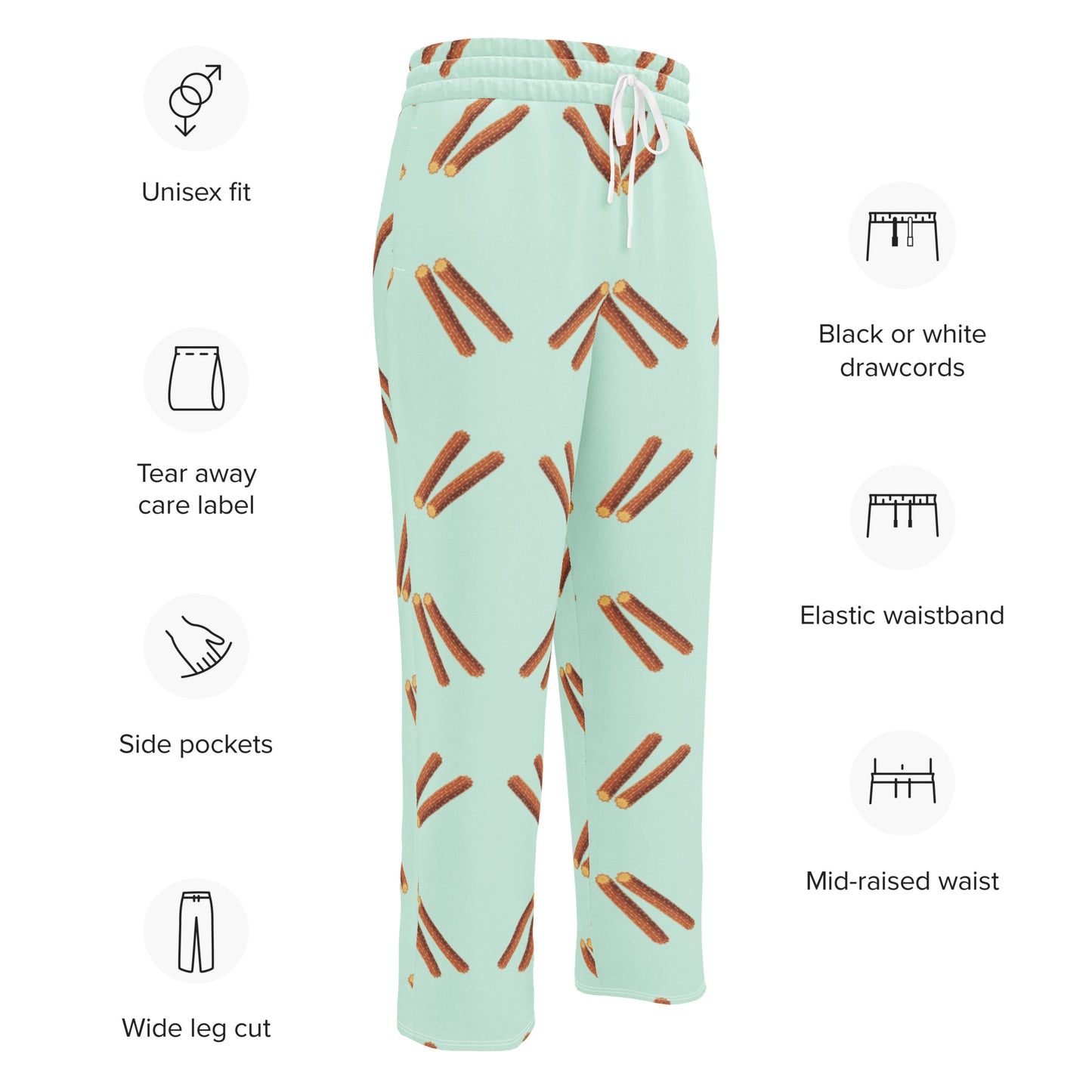 Mas Churros Wide-leg joggers