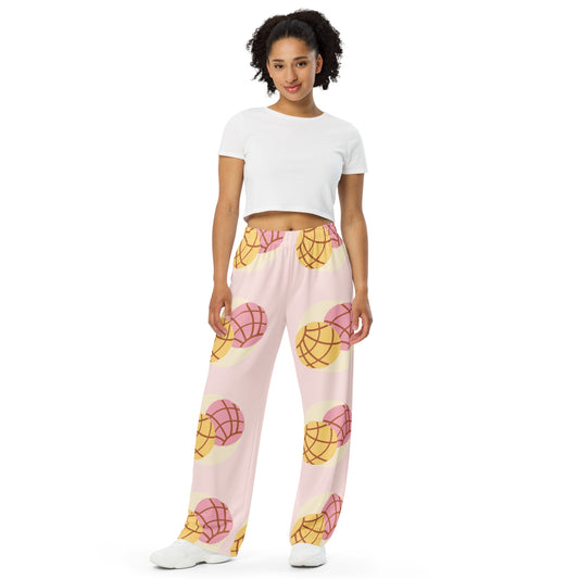 Concha Pajama All-over print unisex wide-leg pants