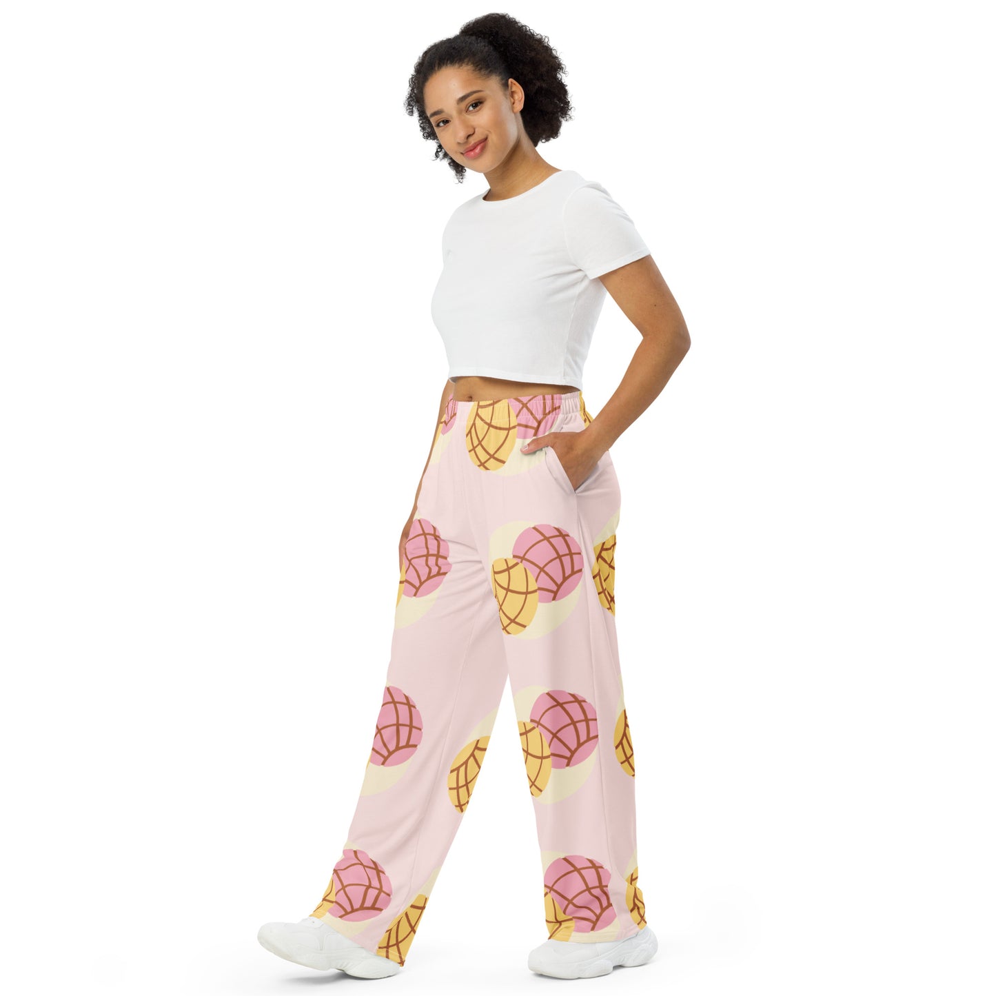 Concha Pajama All-over print unisex wide-leg pants