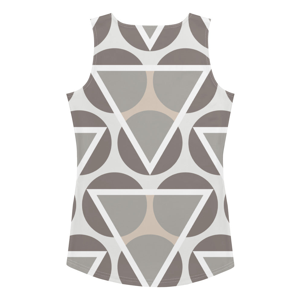 Grown and Sexy Geo Pattern - Sublimation Cut & Sew Tank Top