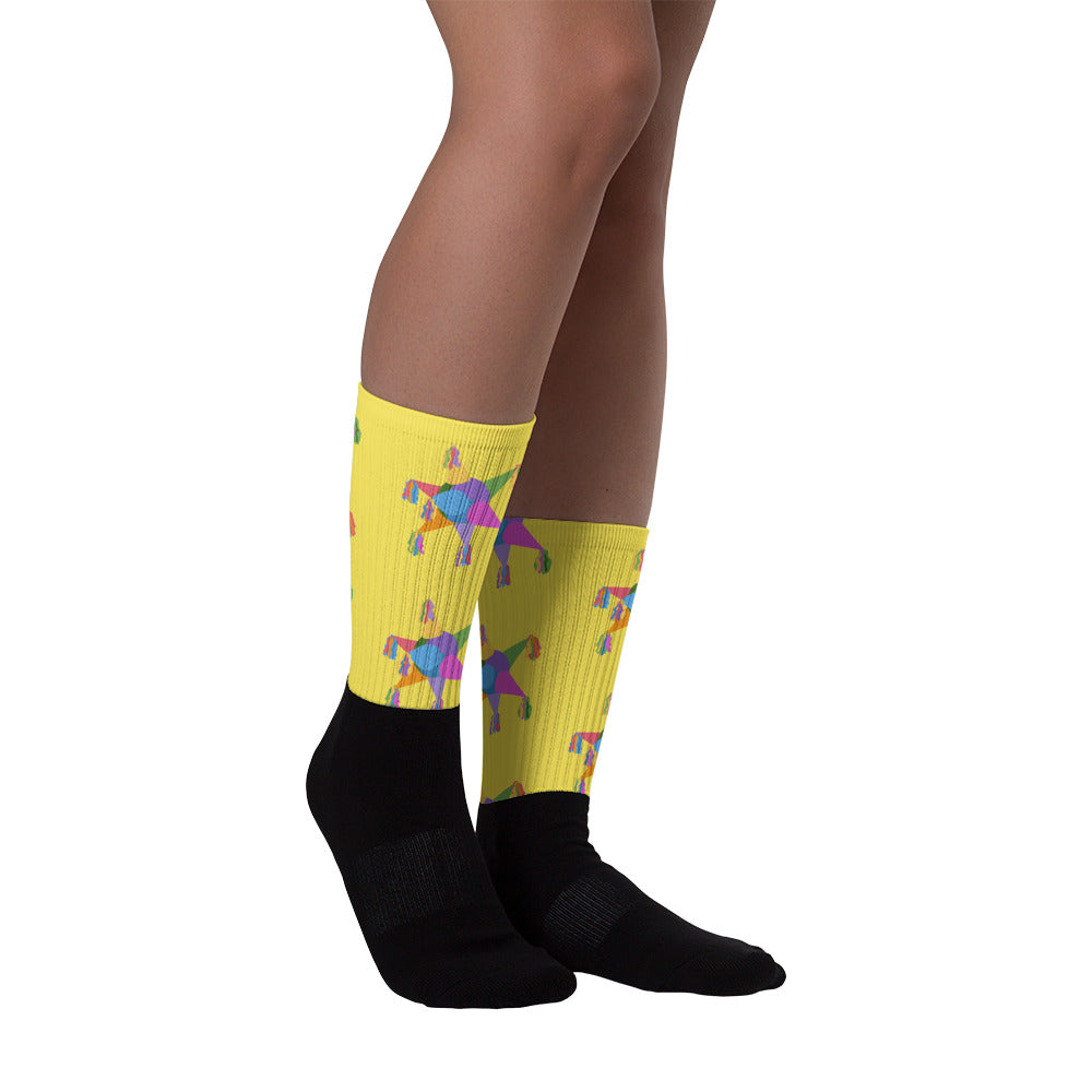 Estrella Piñata Socks Yellow