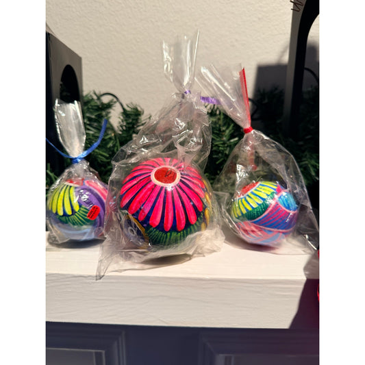 Posada style Christmas Ornaments 3 piece set