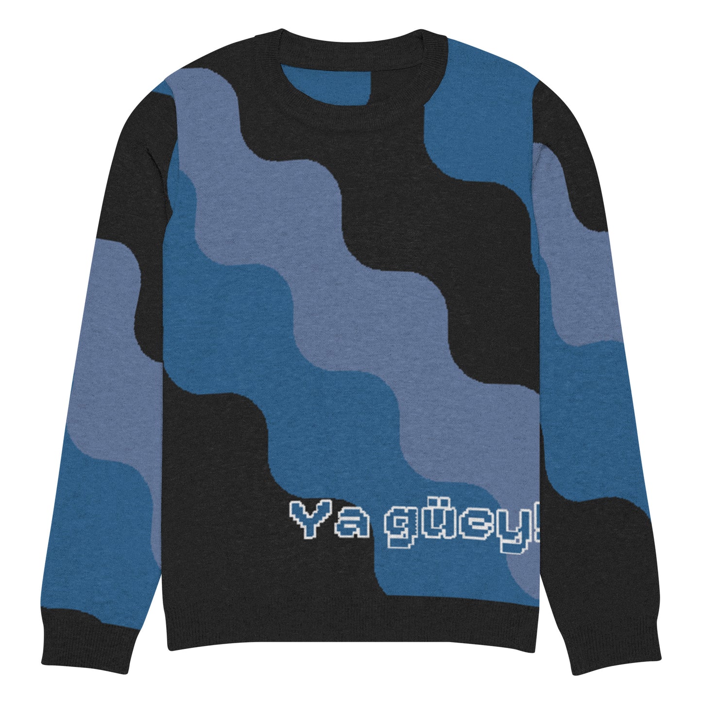 Ya güey! Knitted crew neck sweater