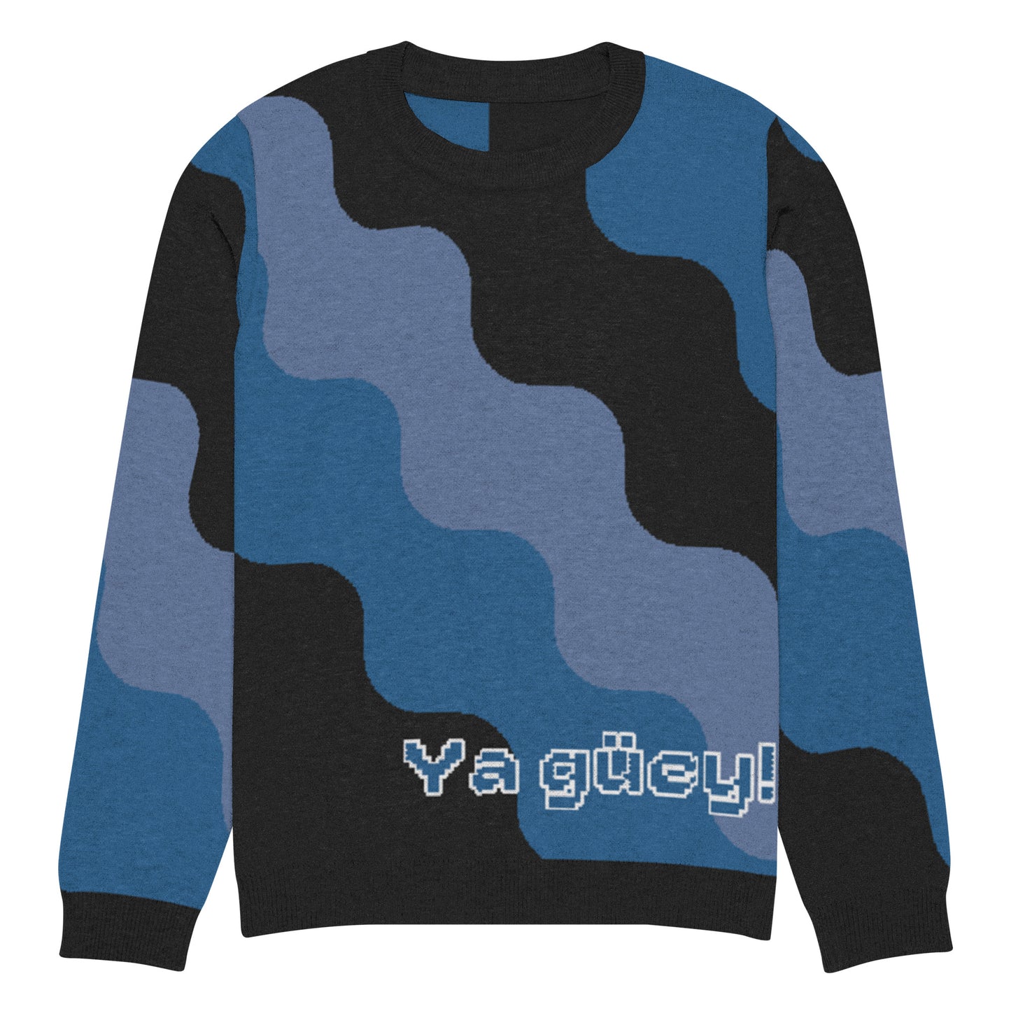 Ya güey! Knitted crew neck sweater