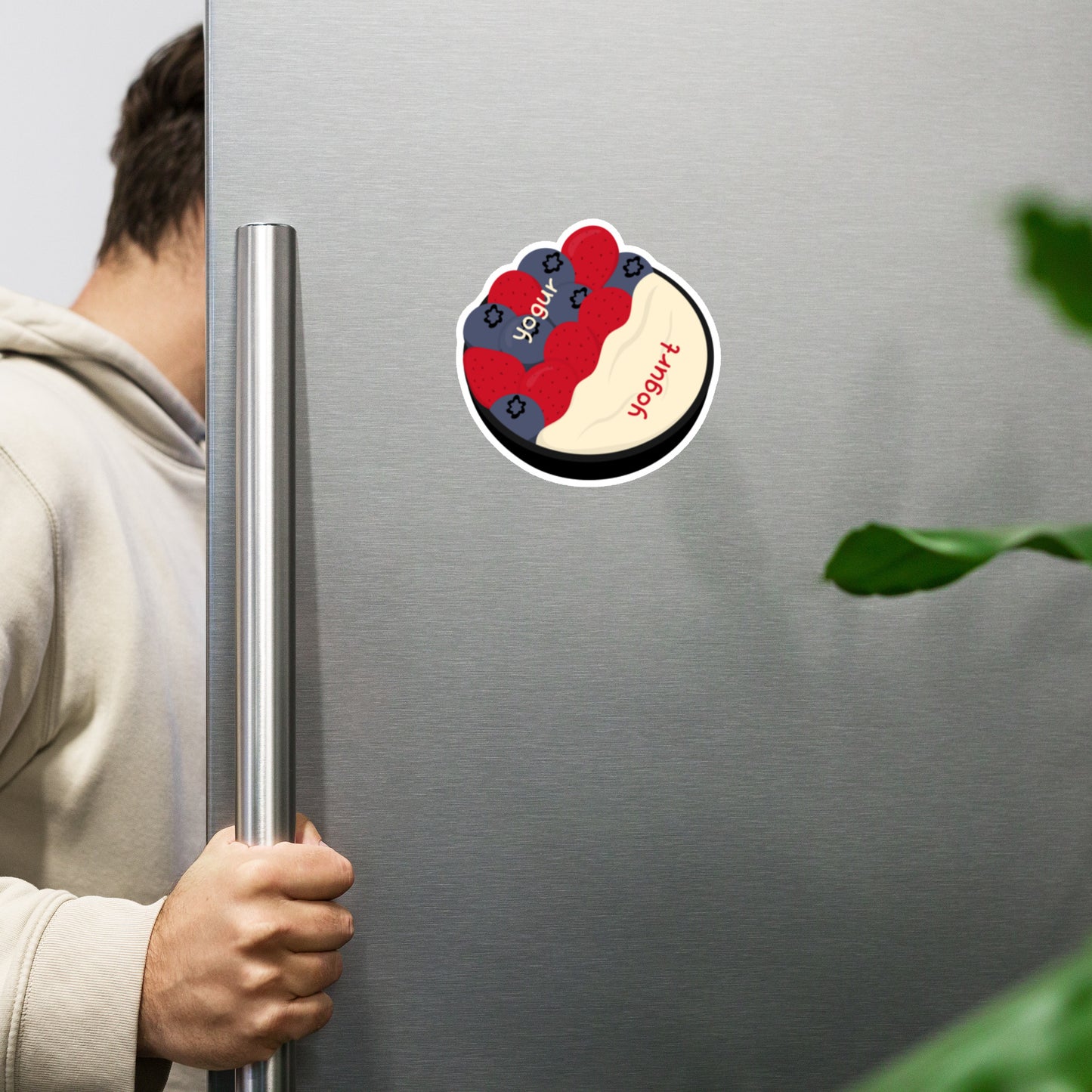 yogurt - yogur Magnet