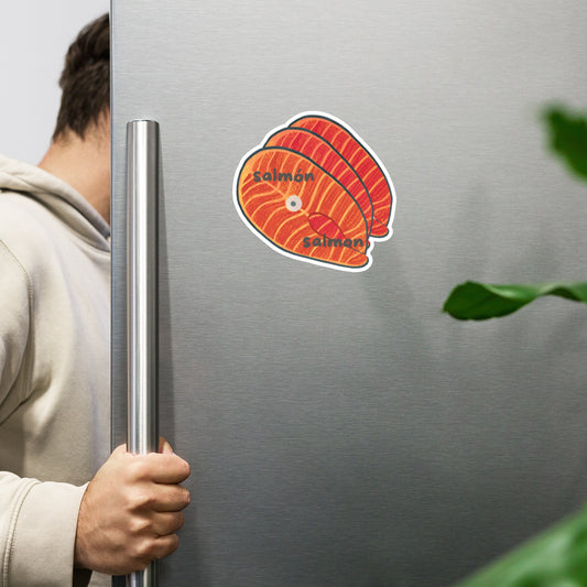 salmon - salmón Magnet