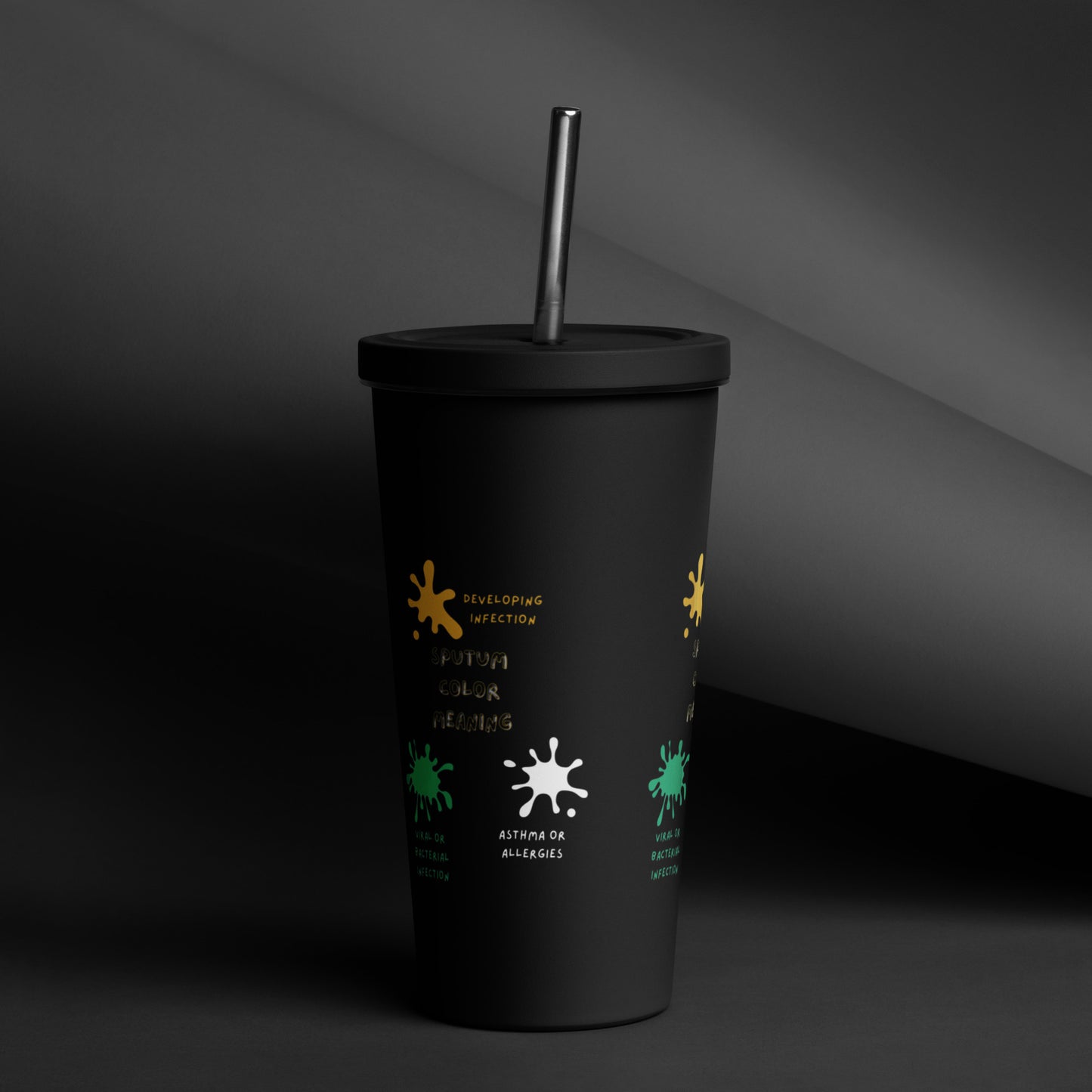 Sputum meaning - Insulated tumbler with a straw