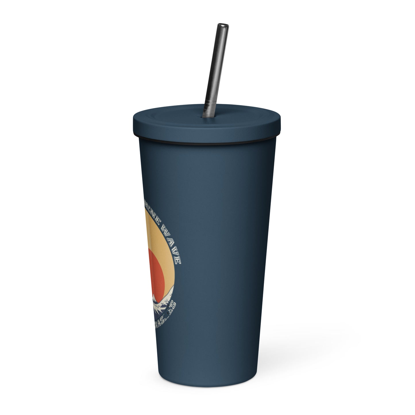 Ride the Dopamine -  Insulated tumbler with a straw