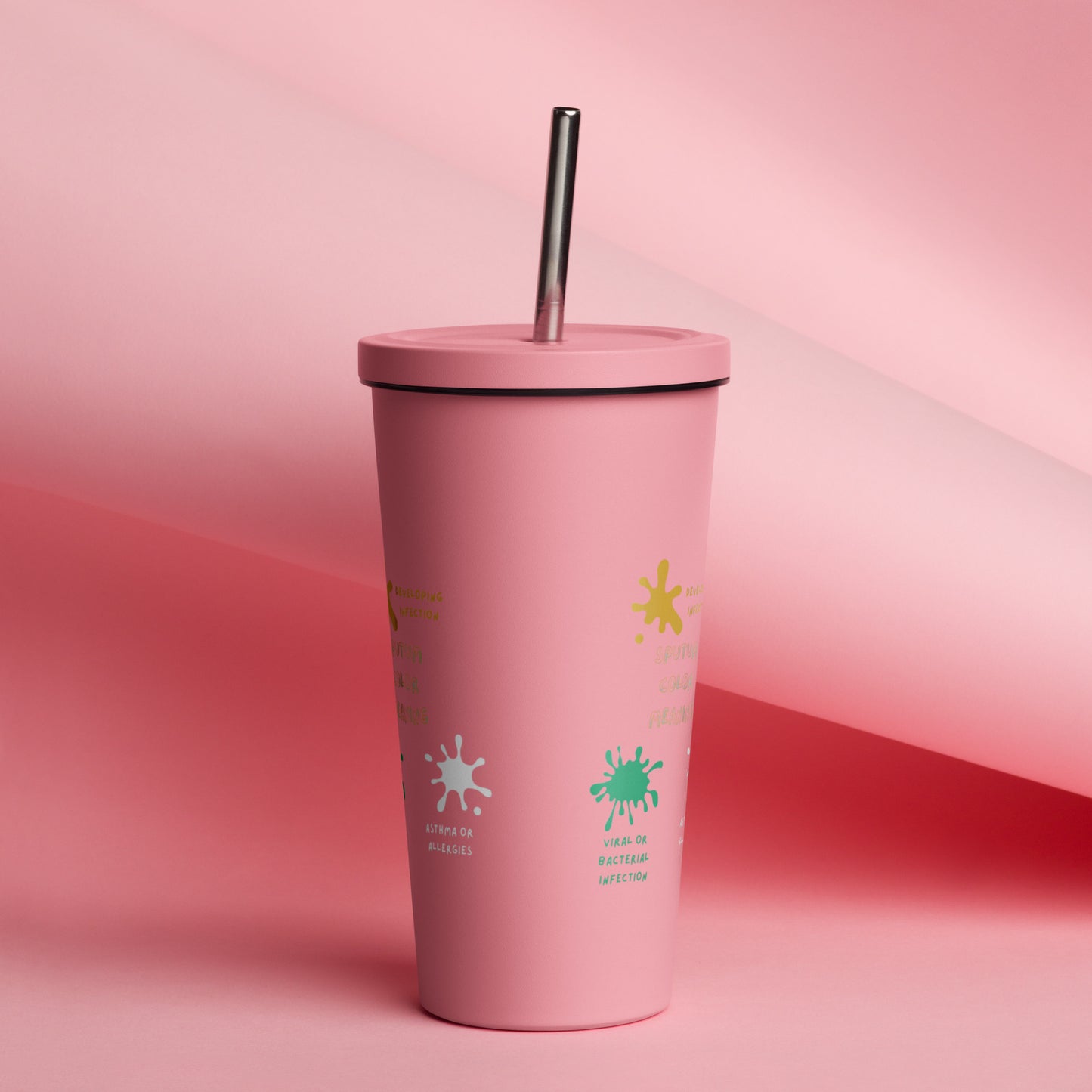 Sputum meaning - Insulated tumbler with a straw