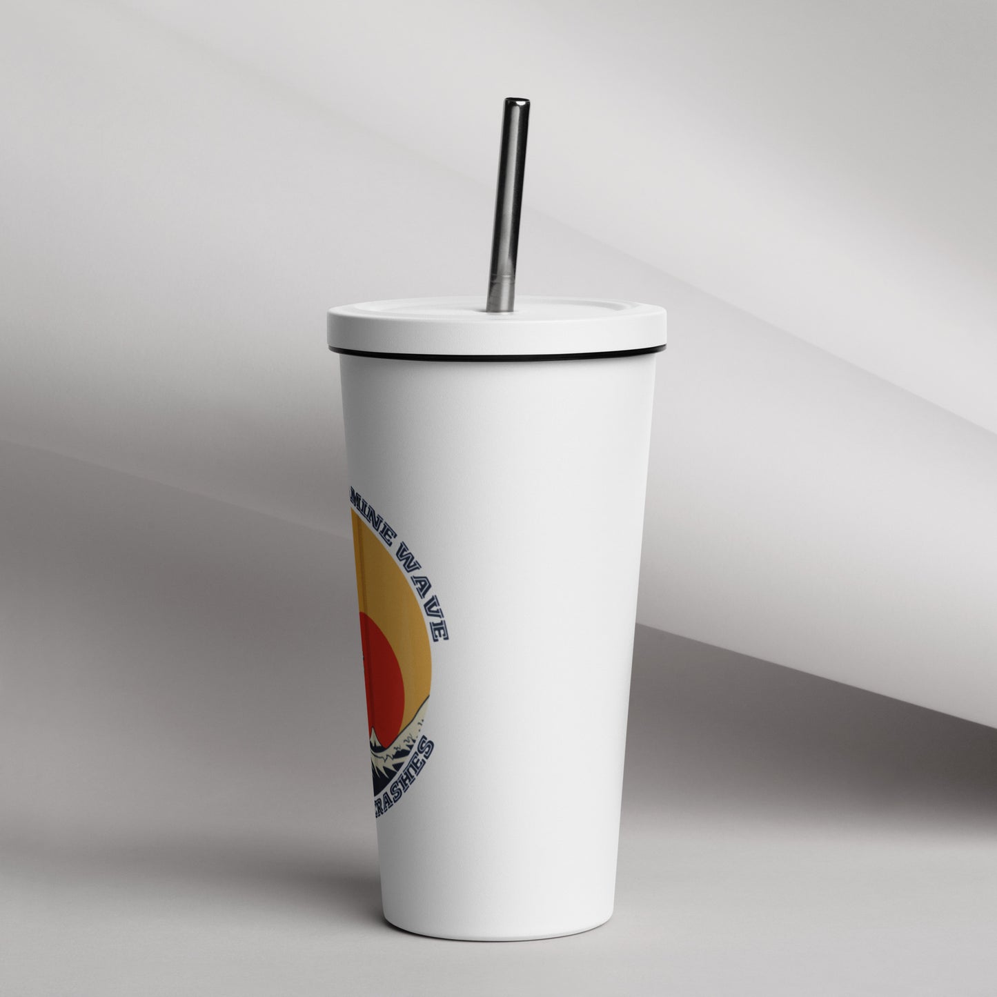 Ride the Dopamine -  Insulated tumbler with a straw