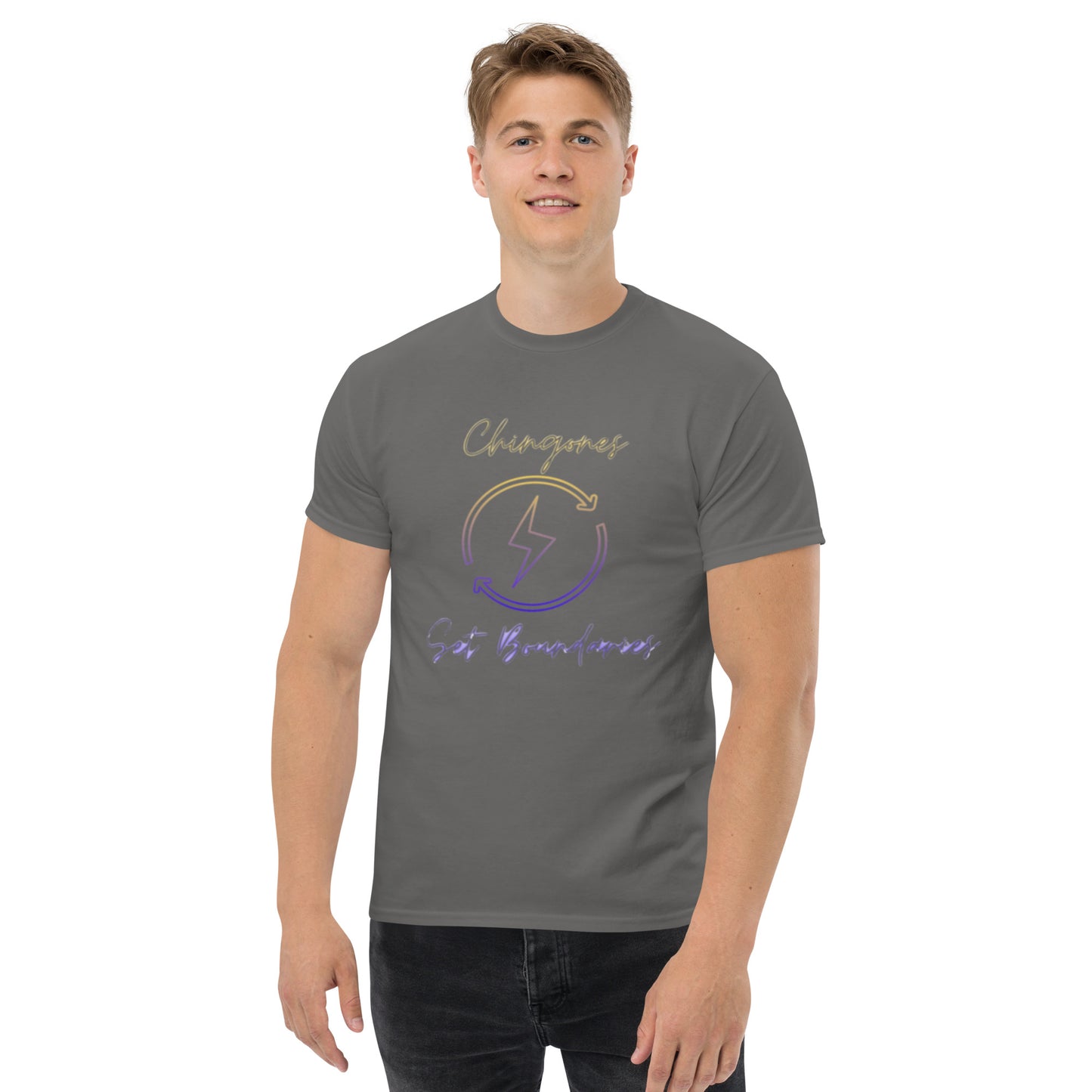 Chingones Set Boundaries Men's classic tee