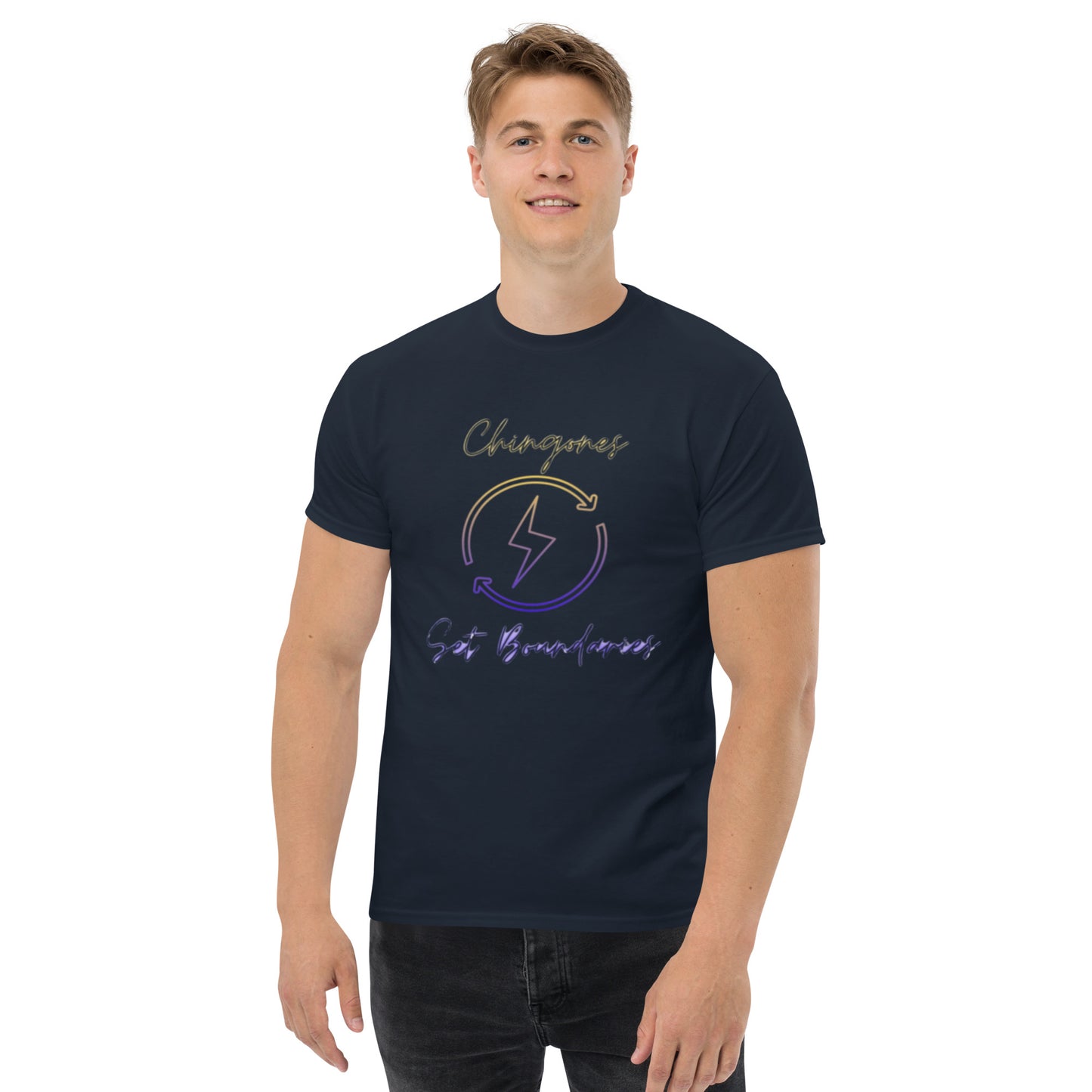 Chingones Set Boundaries Men's classic tee