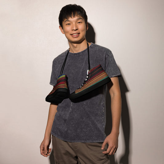 Reboso - Men’s high top canvas shoes