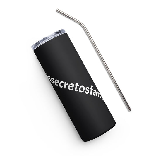 #nomorefamilysecrets Stainless steel tumbler