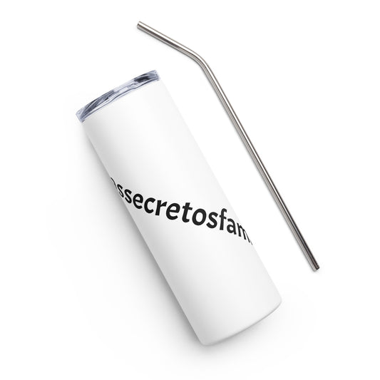 #nomassecretosfamiliares Stainless steel tumbler