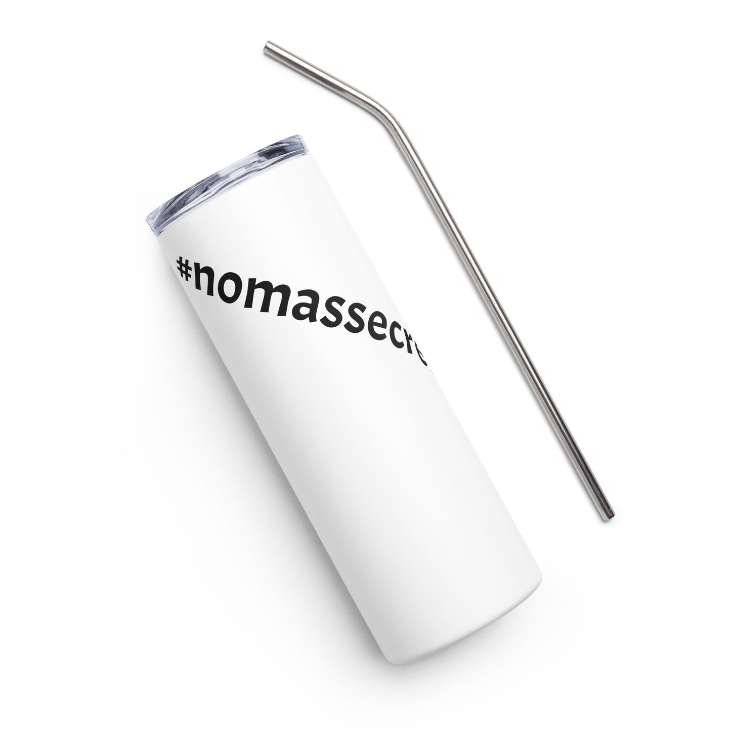 #nomassecretosfamiliares Stainless steel tumbler