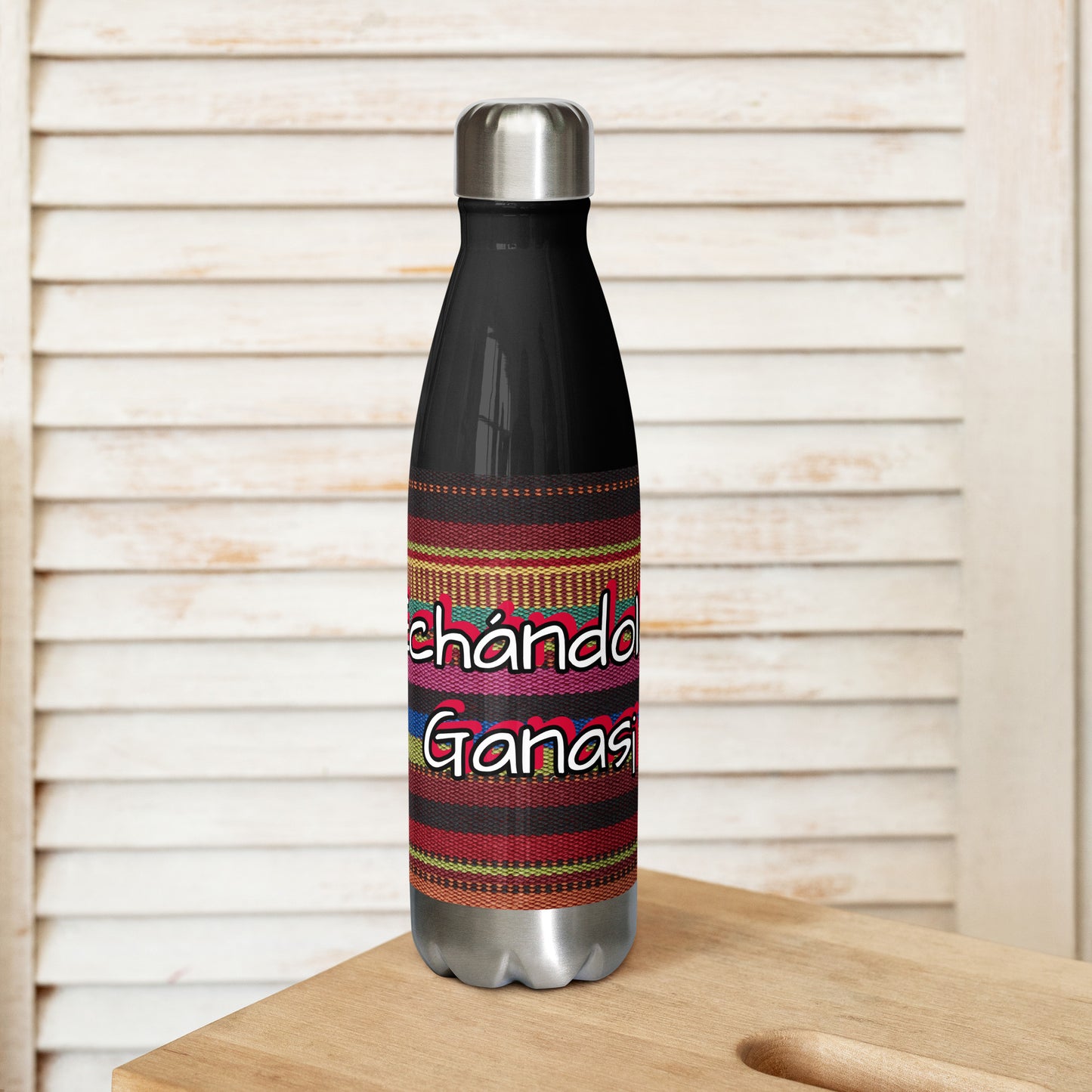 Echándole Ganas- Stainless steel water bottle