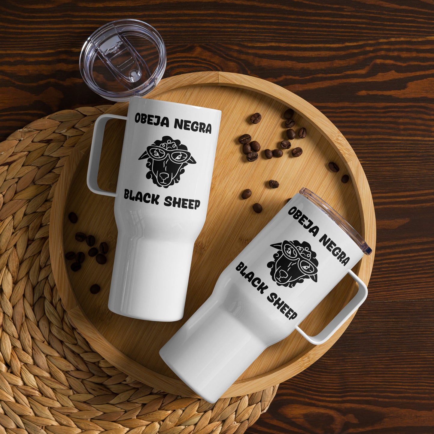 Obeja Negra - Travel mug with a handle