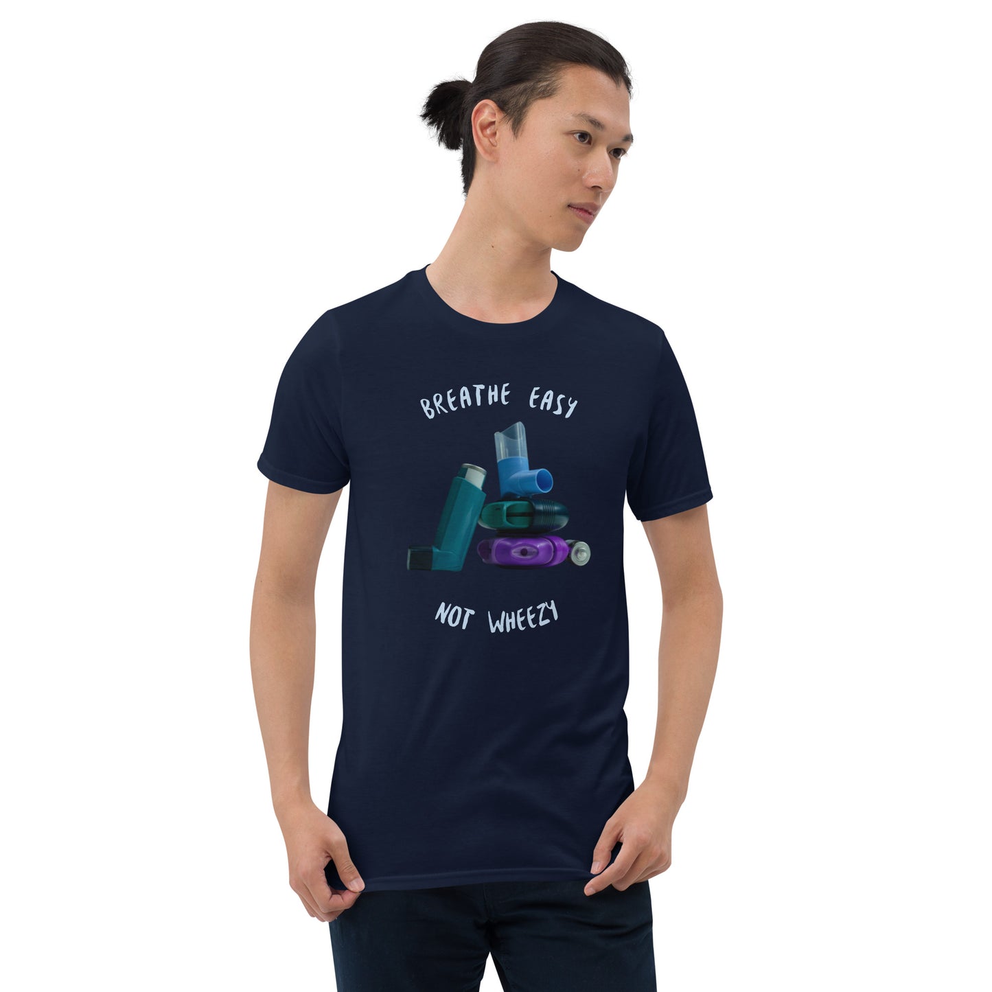 Breathe easy, not wheezy -  Short-Sleeve Unisex T-Shirt