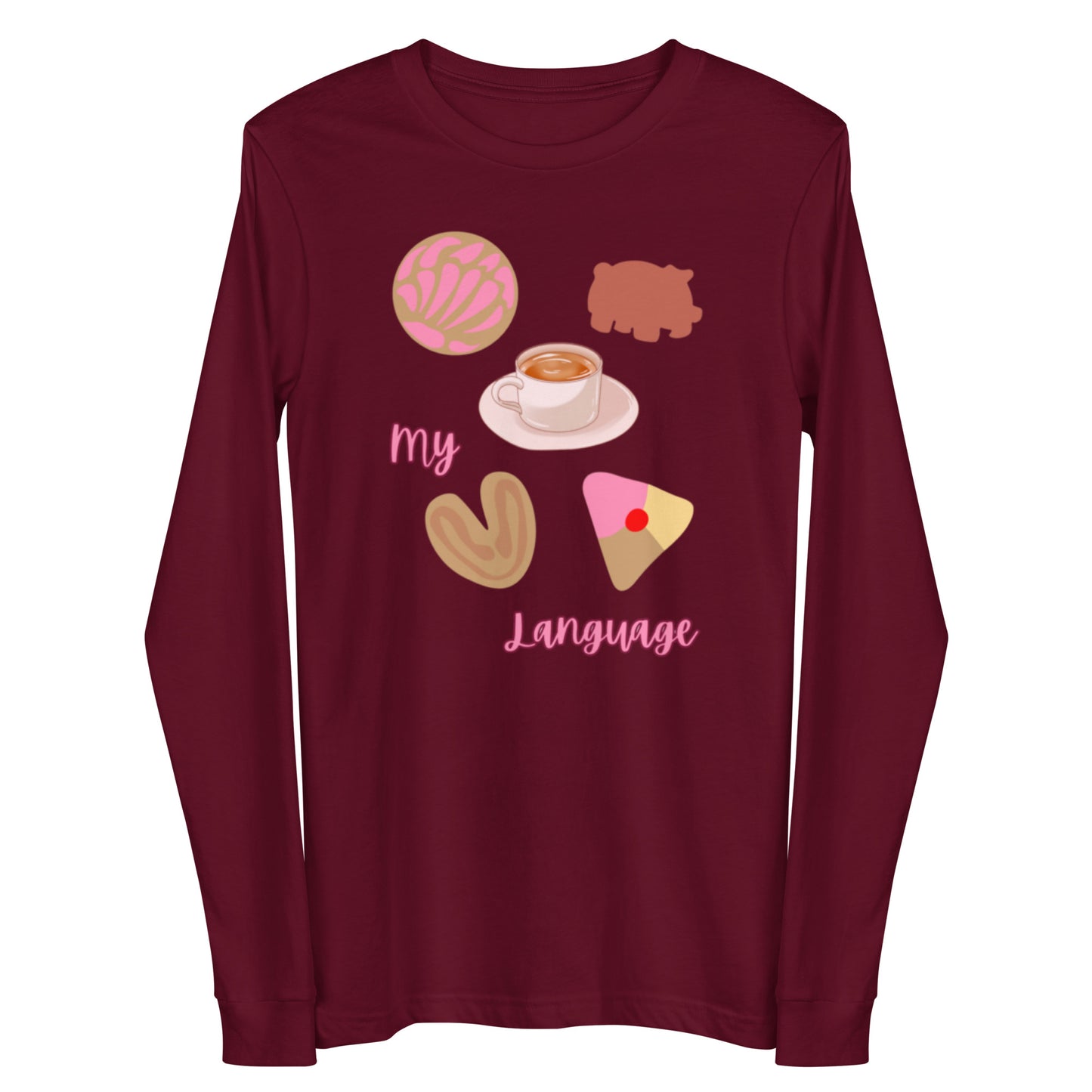 My ❤️ Language Unisex Long Sleeve Tee - previously $37.50