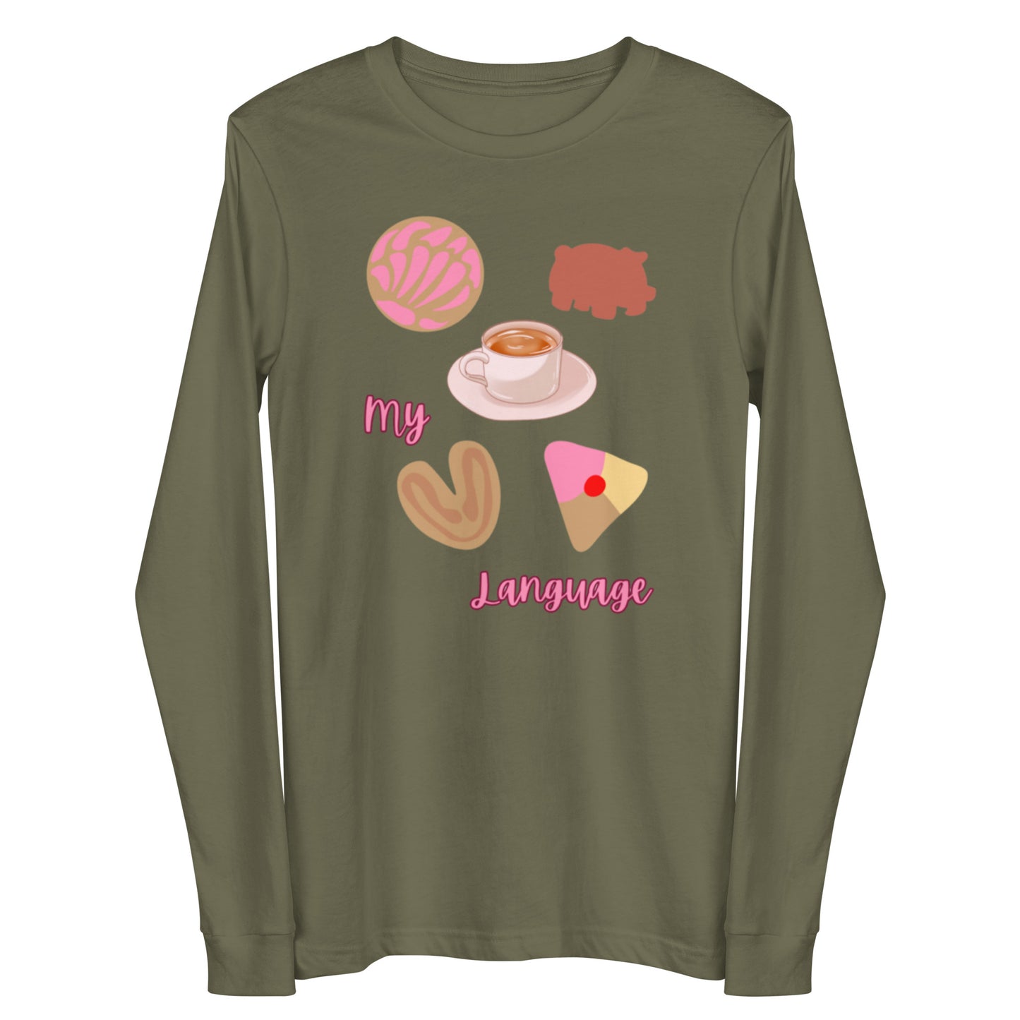 My ❤️ Language Unisex Long Sleeve Tee - previously $37.50