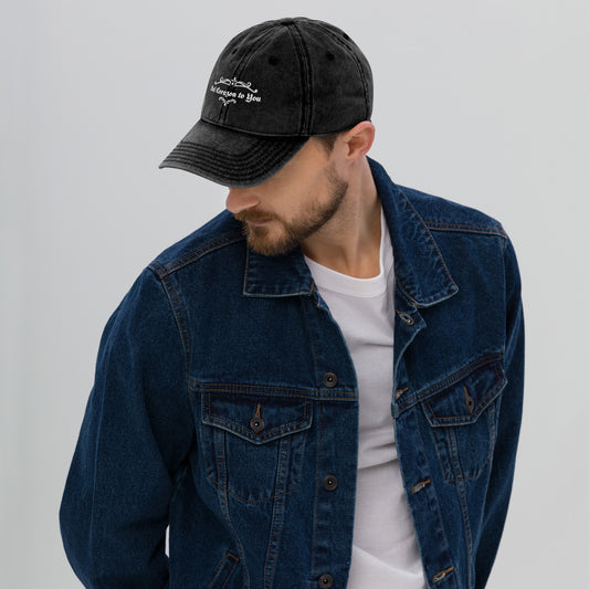 Brand Embroidered Vintage Cotton Twill Cap