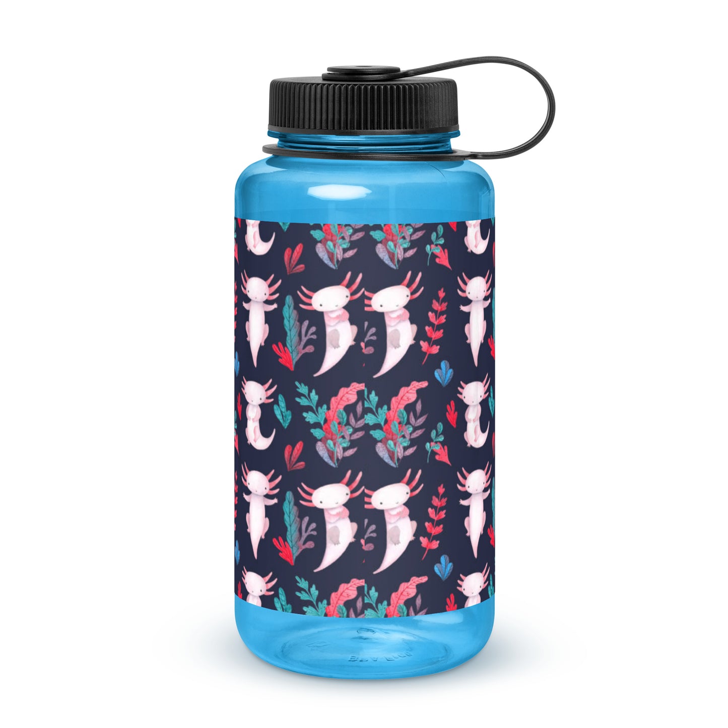 Axolotl Wide mouth plastic water bottle