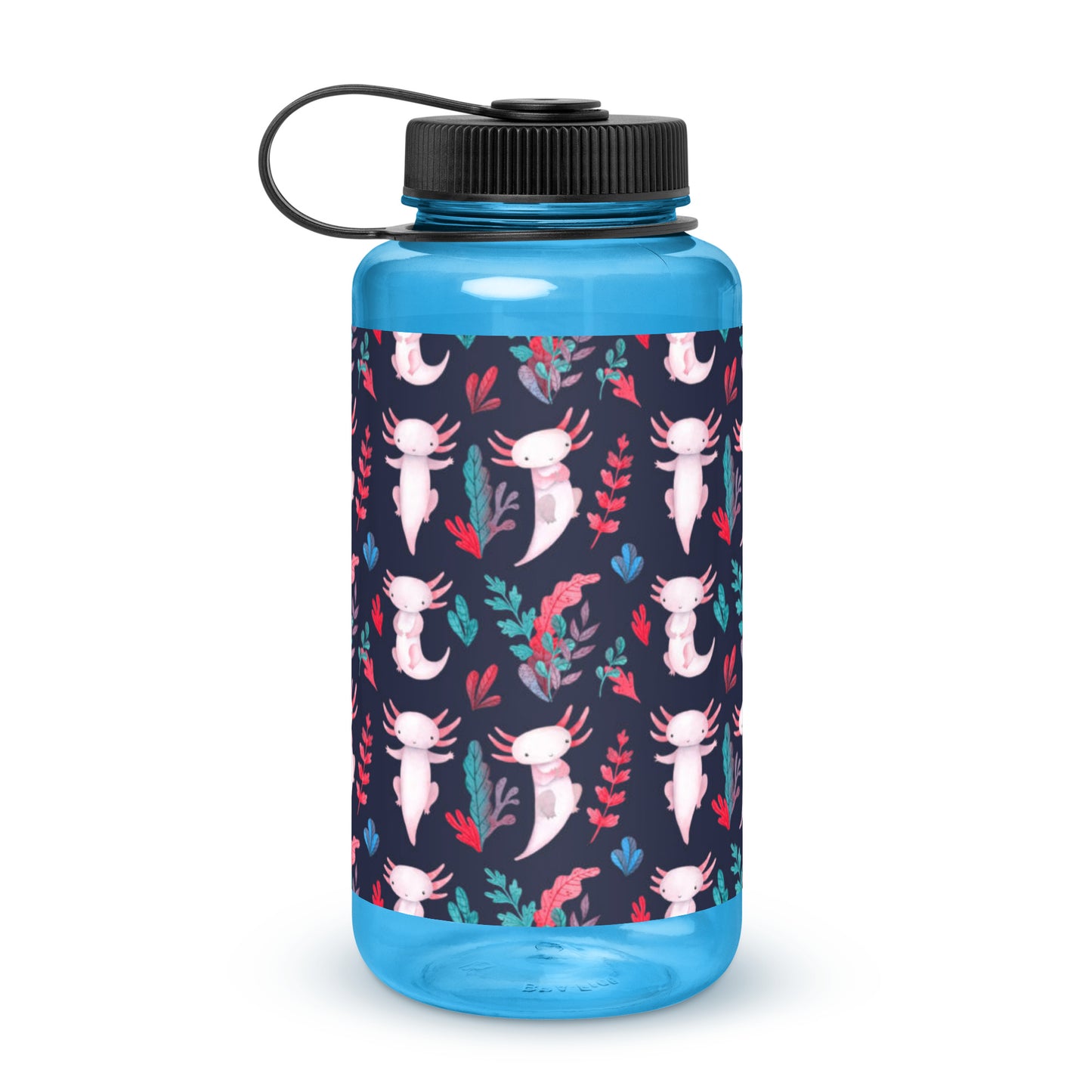 Axolotl Wide mouth plastic water bottle