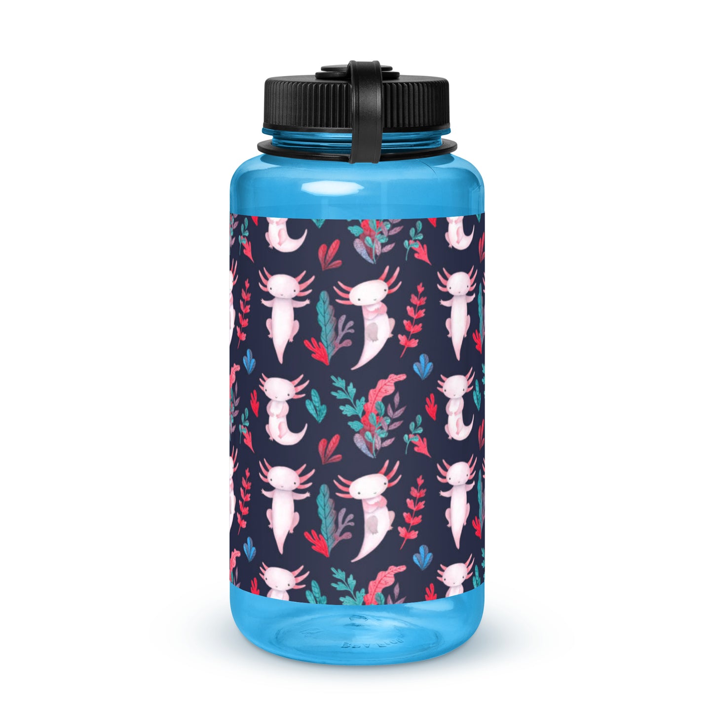 Axolotl Wide mouth plastic water bottle