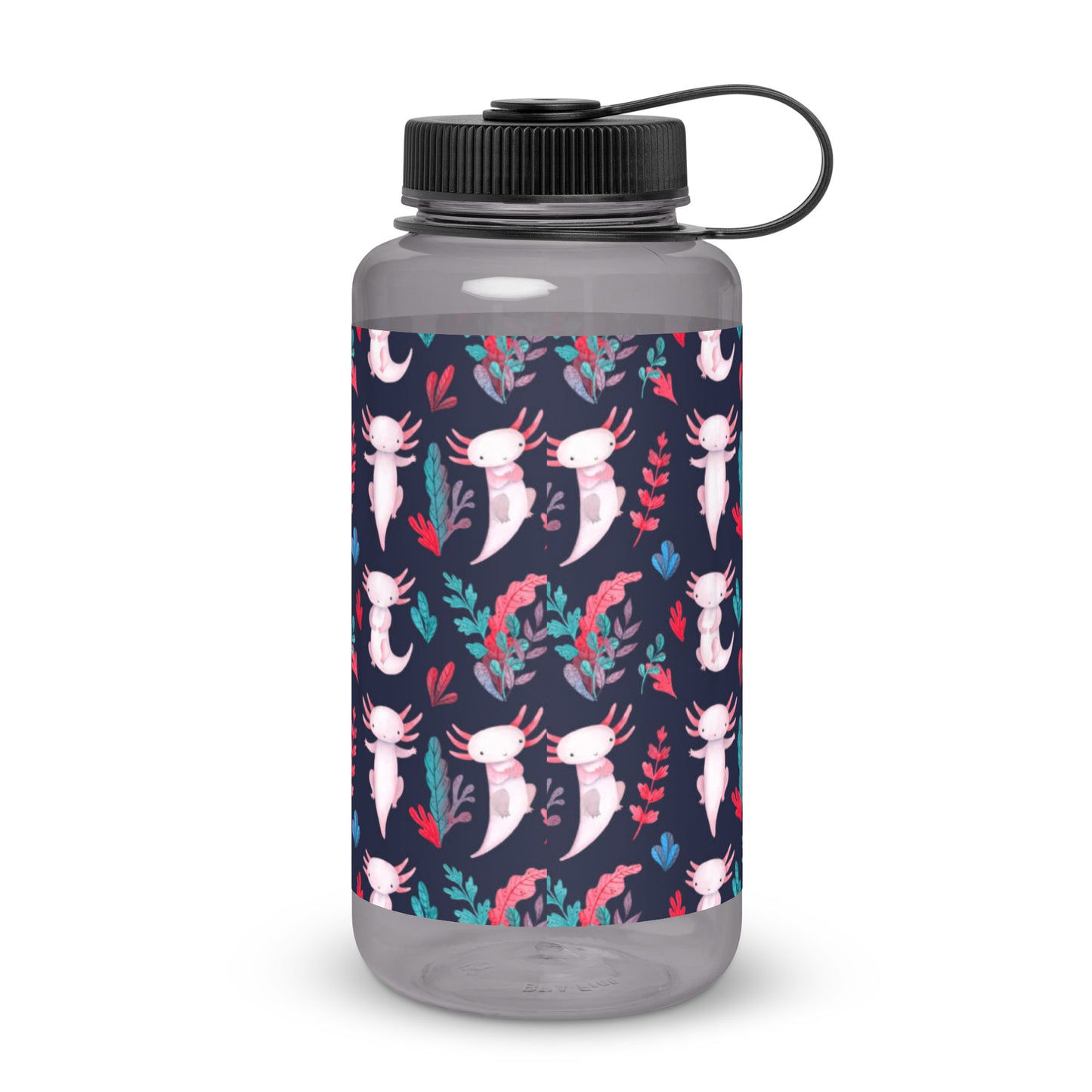 Axolotl Wide mouth plastic water bottle