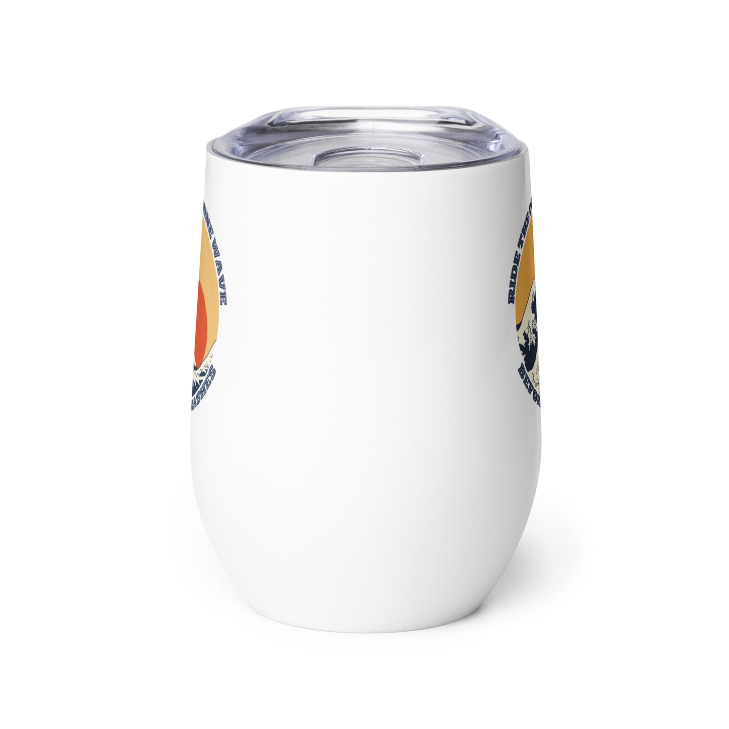 Ride the Dopamine Wave - Wine tumbler