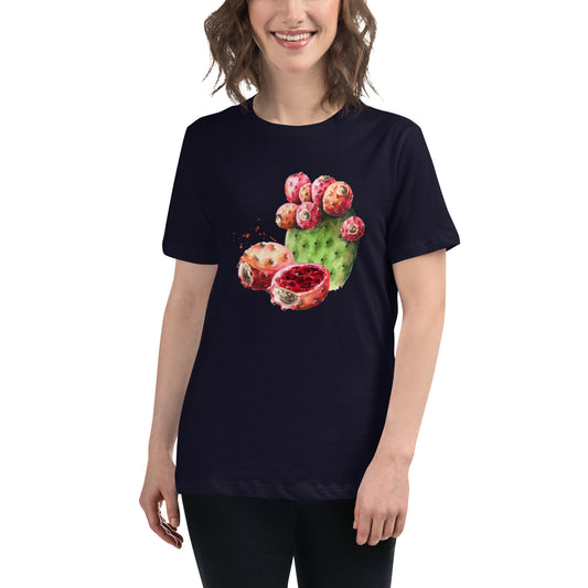 Tuna Women's Relaxed T-Shirt - Prickly Pear Fruit