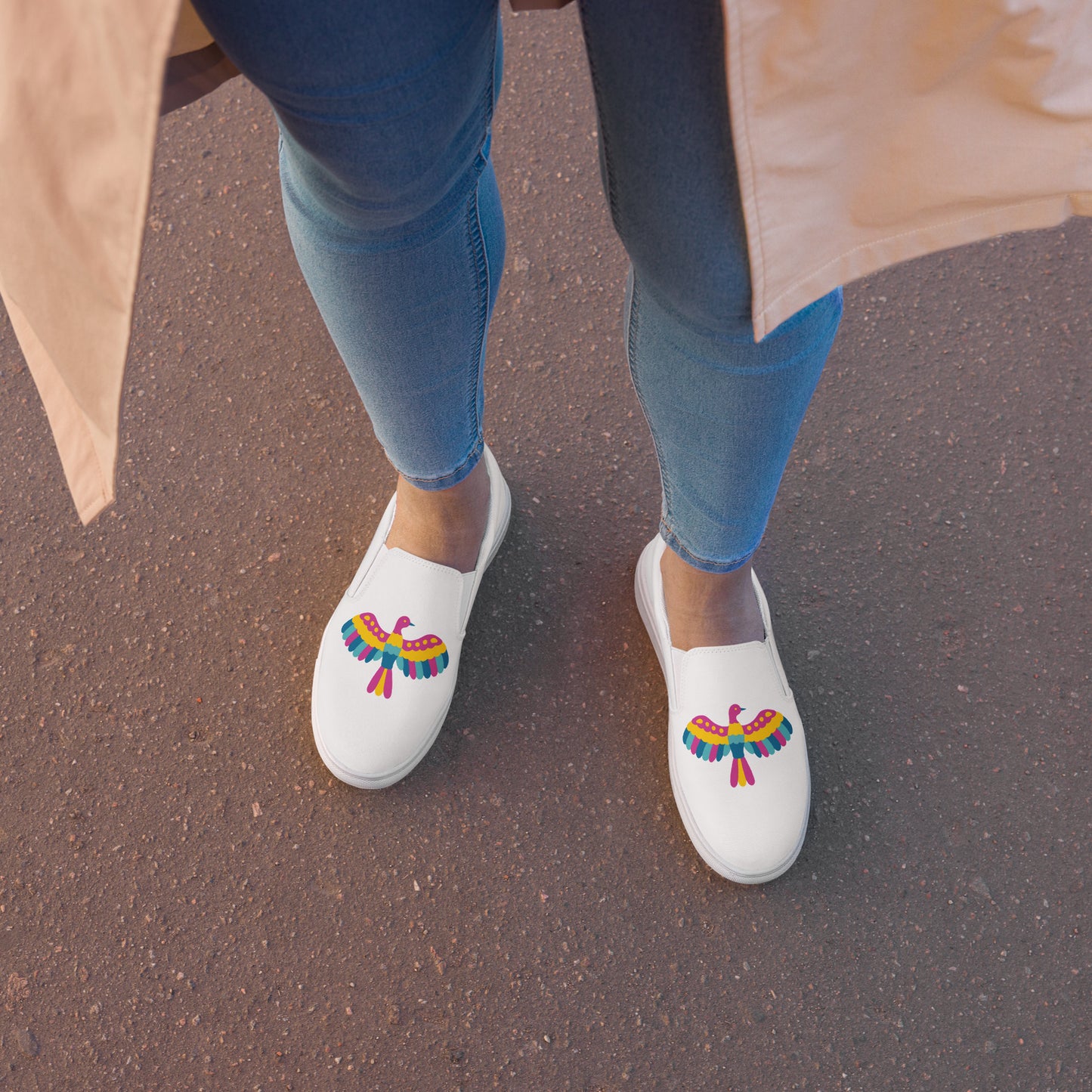 Pajaro Women’s slip-on canvas shoes - Bird